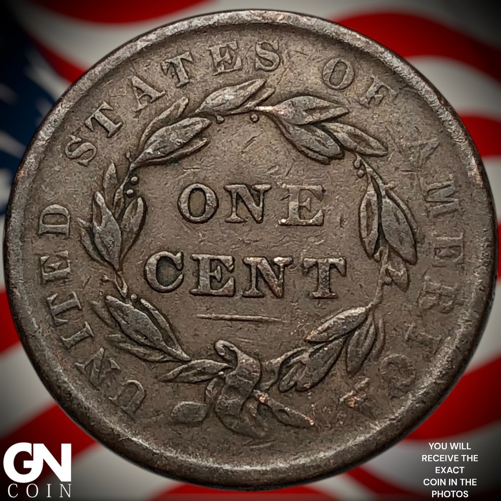 1838 Coronet Head Large Cent Z1147