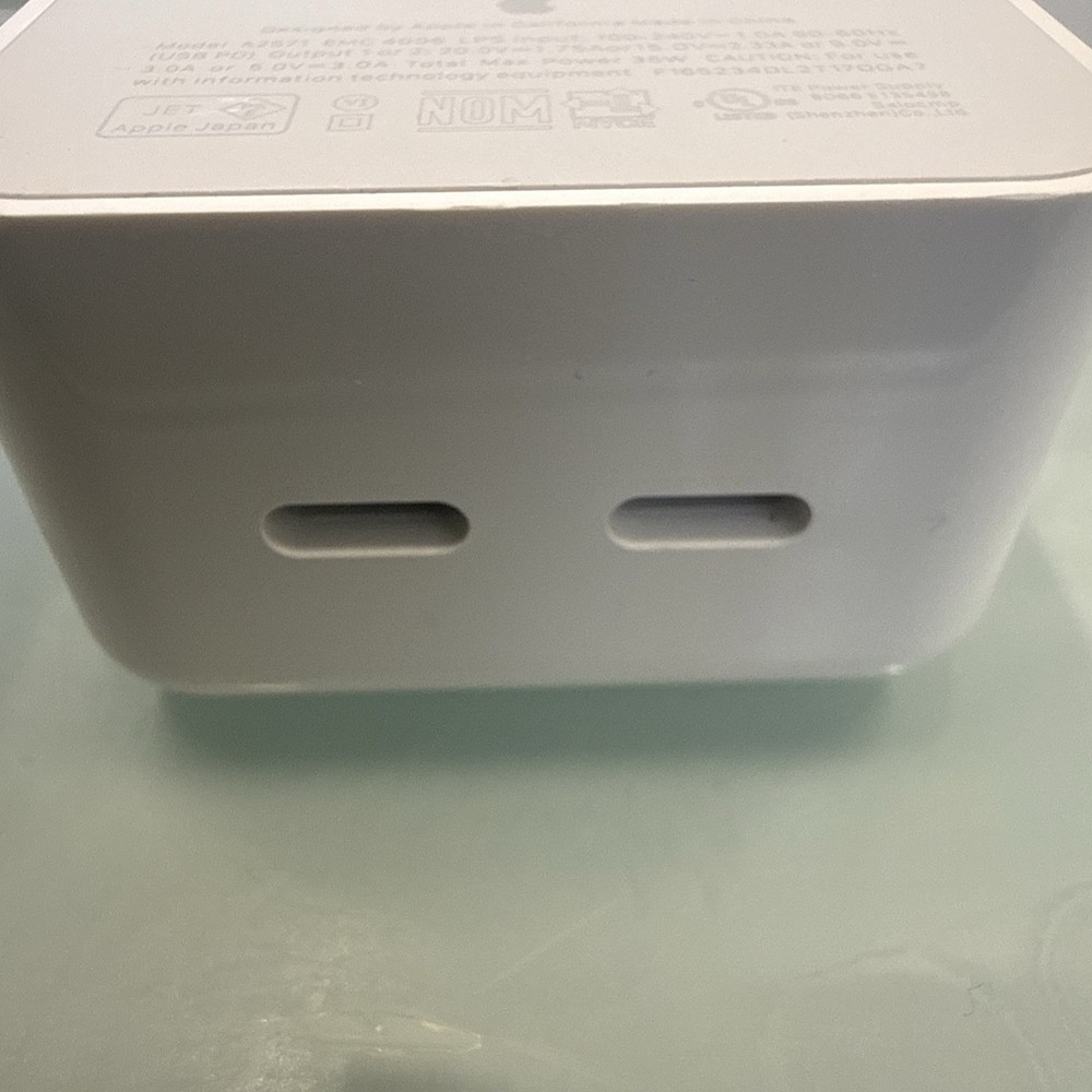 Apple 35W Dual USB-C Port Compact Wall Power adapter REPLACEMENT