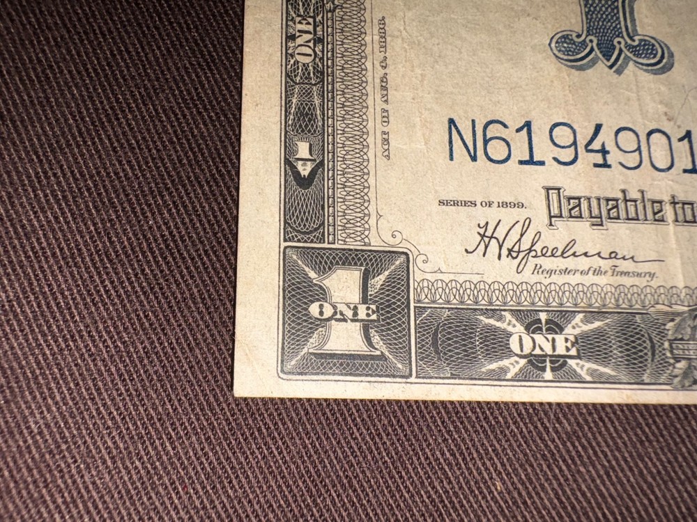 1899 Black Eagle $1 Silver Certificate