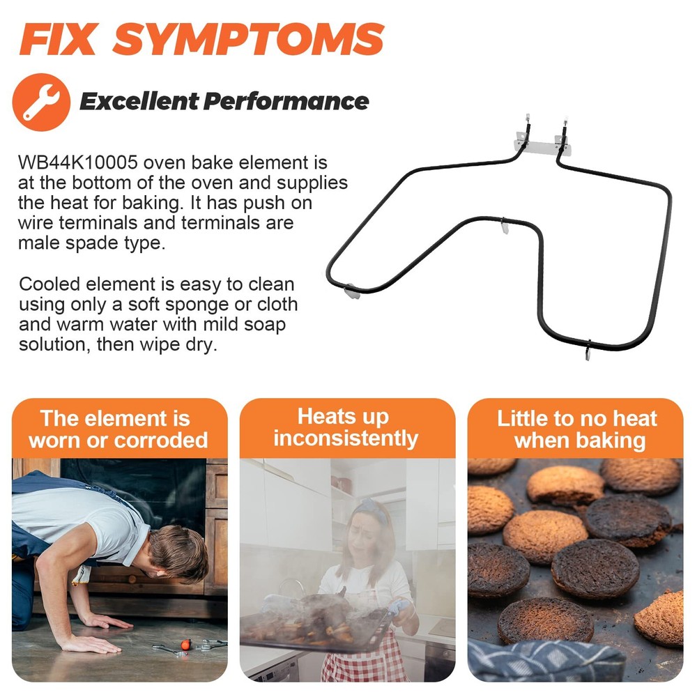 Oven Bake Element Replacement for GE & Hotpoint Compatible with Multiple Models