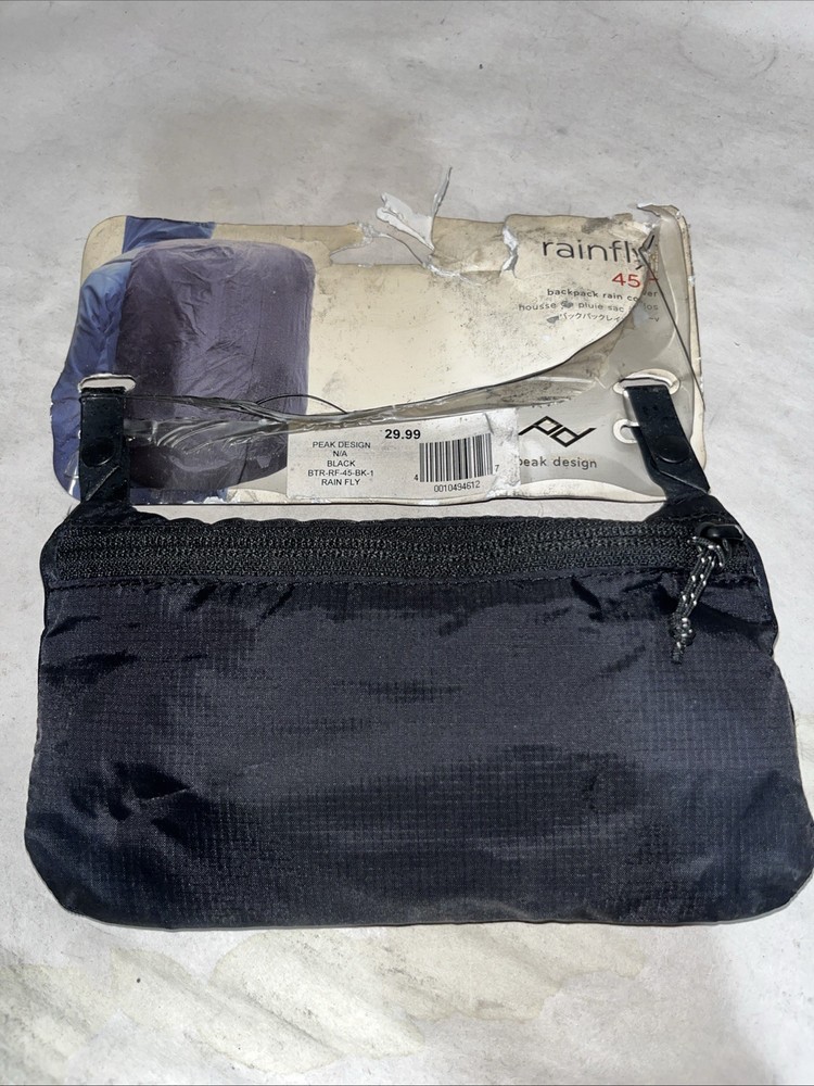 45L Peak Design Rainfly Backpack Cover With Defects Black