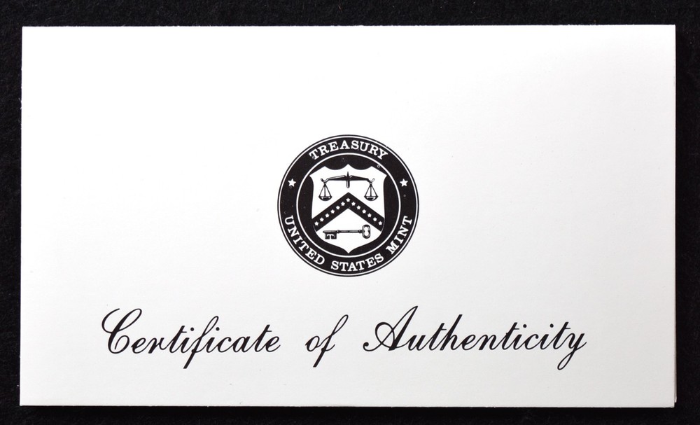 1997 Silver Proof Set w/ Box & COA