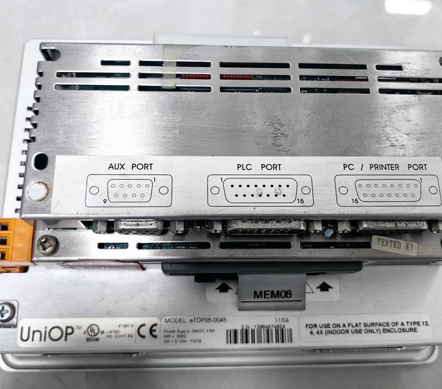 UniOP eTOP05-0045 Touch Screen Panel human-machine interface