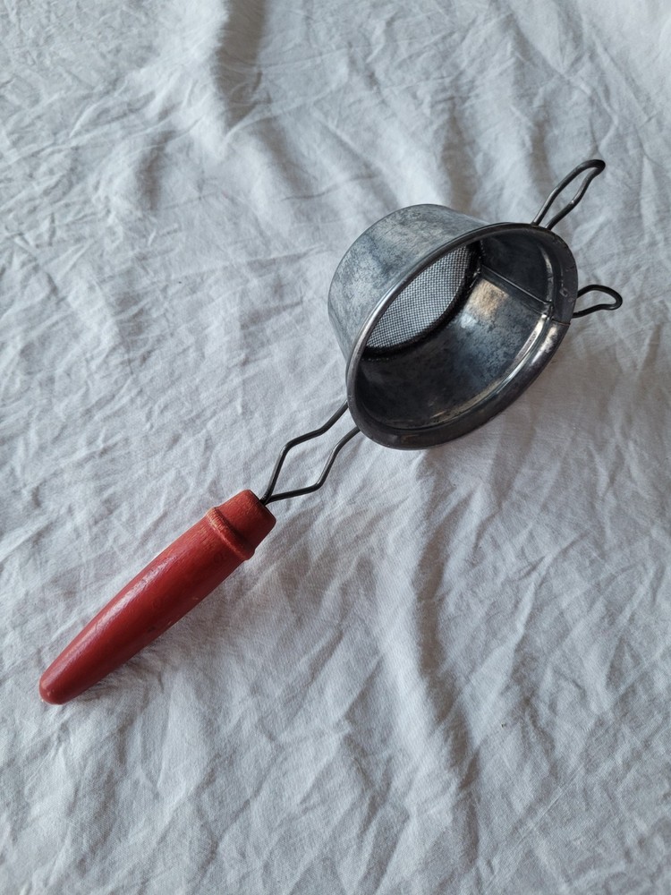 Vintage Wood Handle Hand Held Sifter