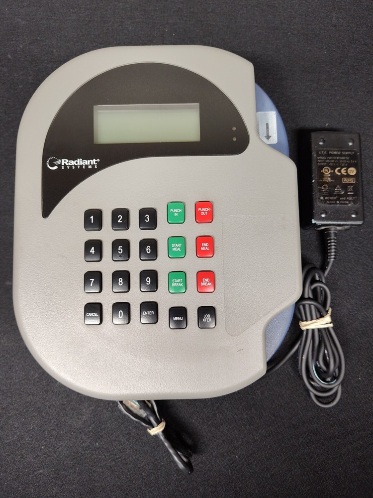 Radiant Systems Time Clock Model W102
