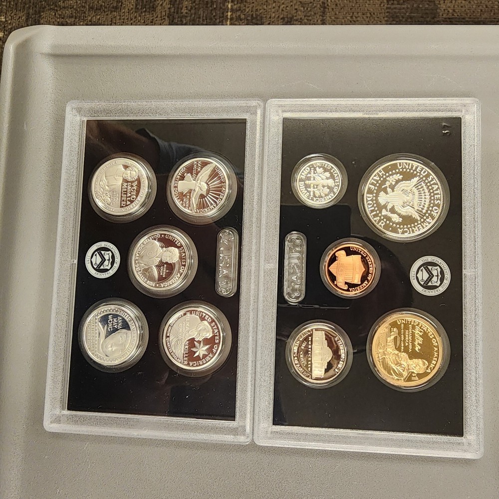 2022 SILVER Proof Set. 10 coin set. With COA