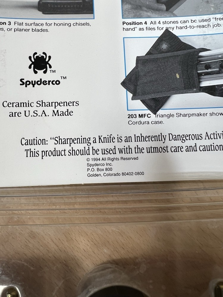 Spyderco Tri-Angle Sharpmaker Knife Sharpening Set- Fine/Medium Grit Stone