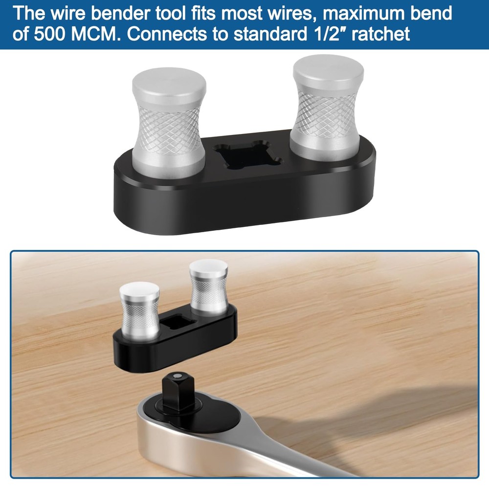 Cable Bender Tool Electrical, Wire Bender Tool for Most Wires, Maximum Bendin...