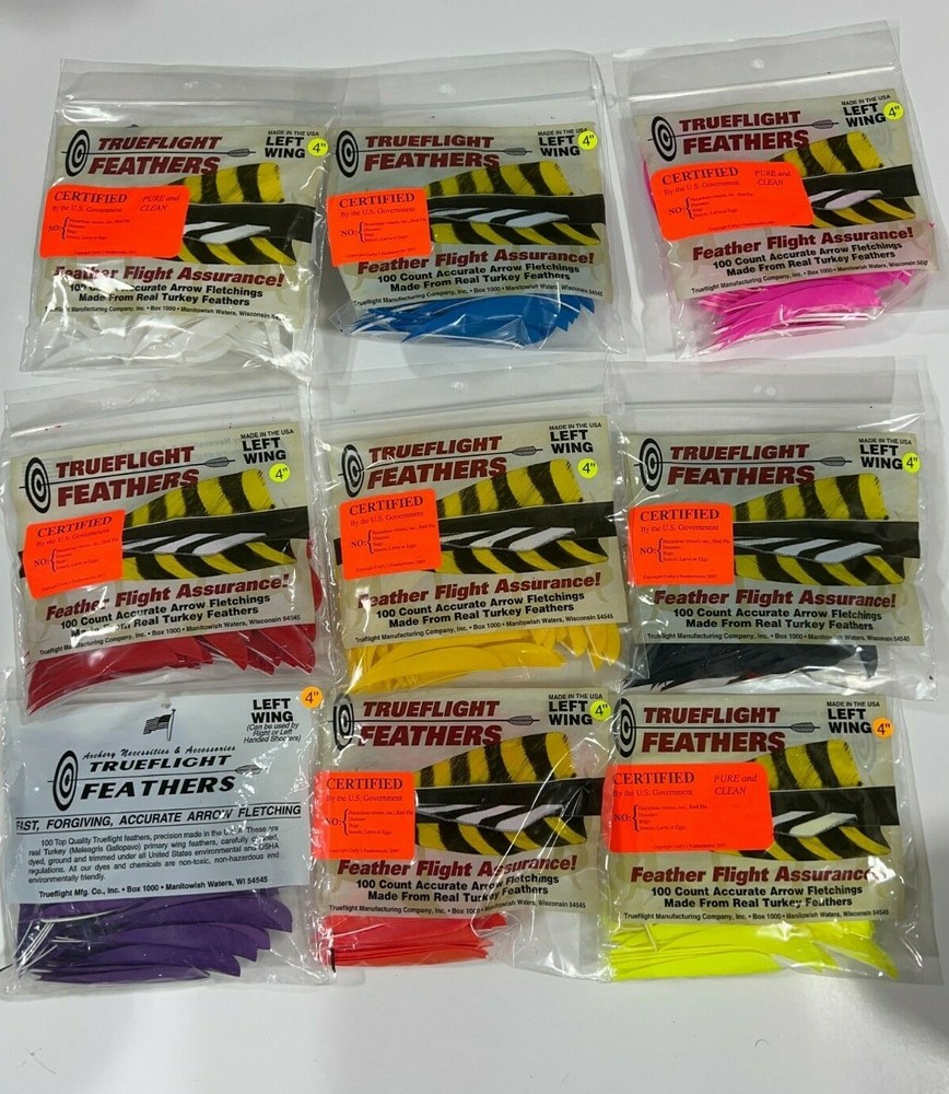 Trueflight 4" LW Feathers Parabolic Cut