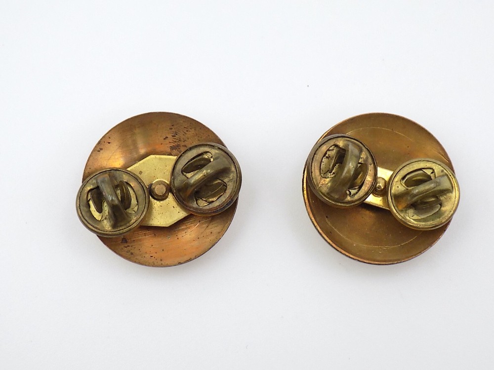 Original Vietnam War US Army Quartermaster Collar Disc Set