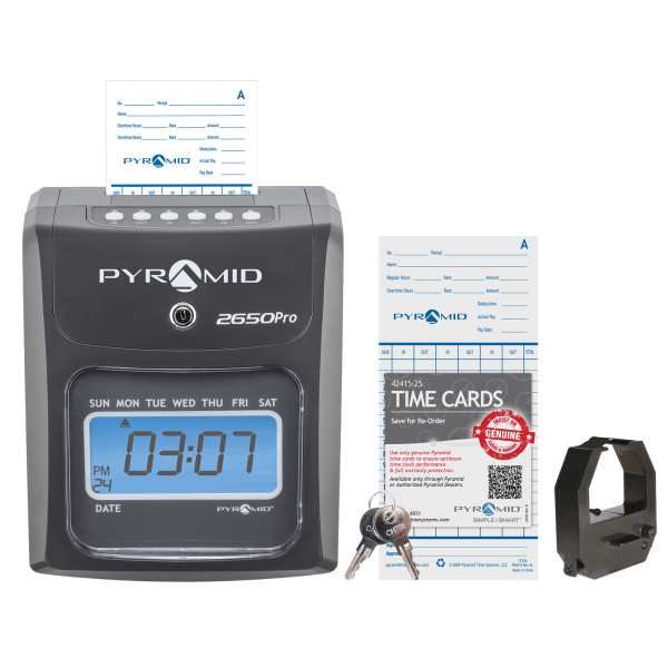 PYRAMID 2650 ELECTRONIC TOP LOAD TIME CLOCK