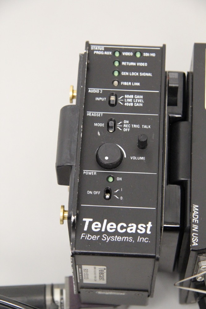 Telecast Fiber Systems Power Plus With CopperHead Camera Transmitter Module