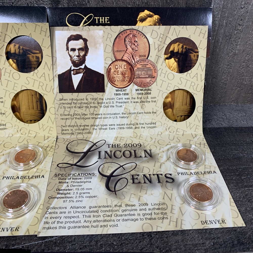 2009 BICENTENNIAL PROGRAM THE LINCOLN CENT ISSUED 2 ISSUED 3 PENNY