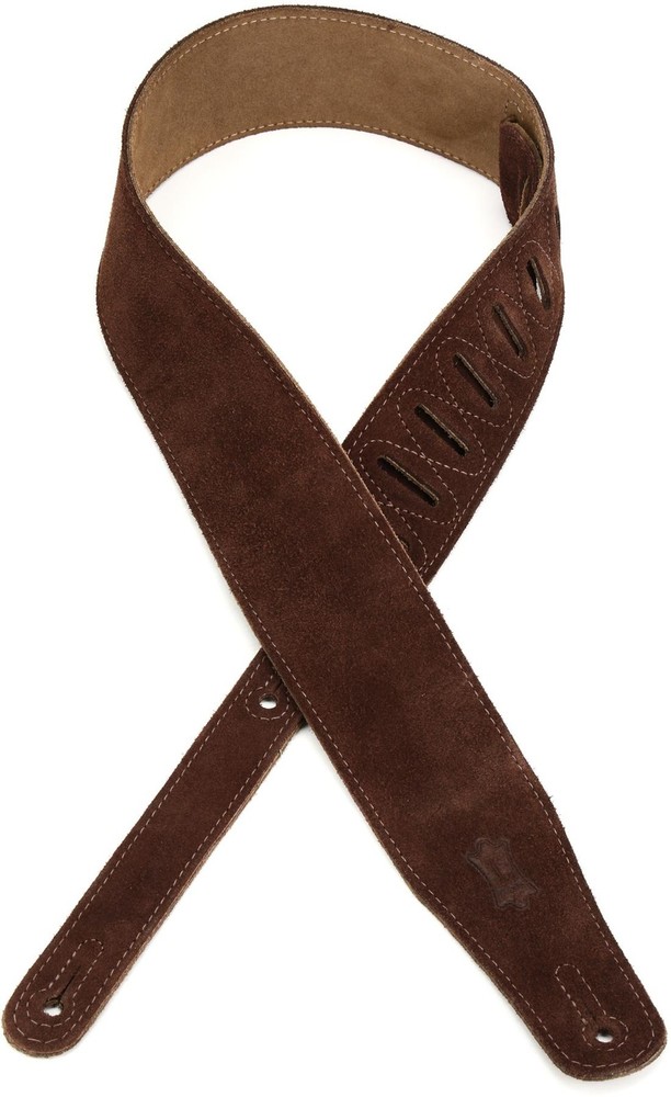 Levy's MS26 Suede Guitar Strap - Brown