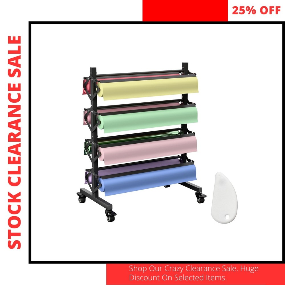 Butcher Roll Dispenser with Cutter 8 Spindle