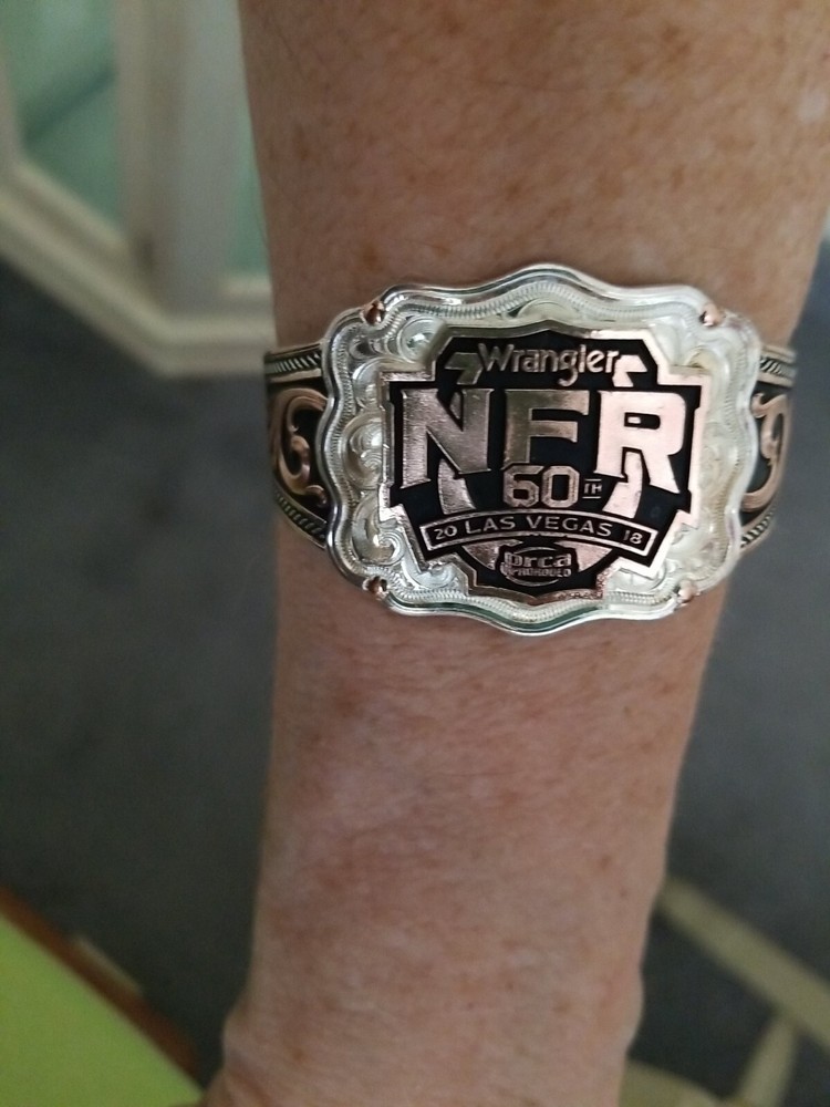 Montana Silver NFR "60th" Anniversary Cuff...MINT!!