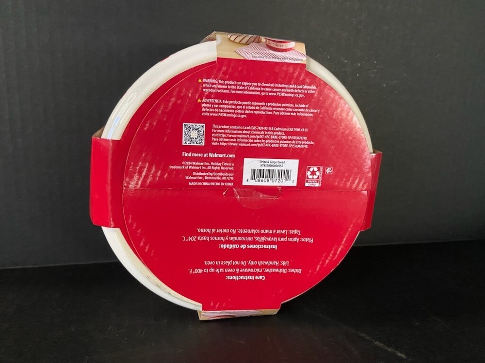 Holiday Time 4 Piece Bake And Store Set