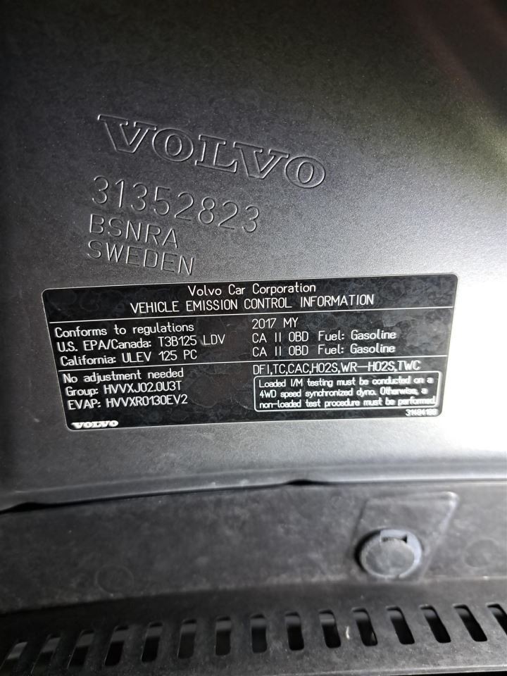 2017 S60 Display Screen Sku#4349862