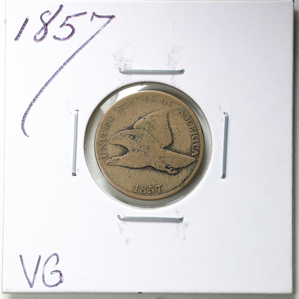 1857 1C Flying Eagle Cent in VG Condition #6002