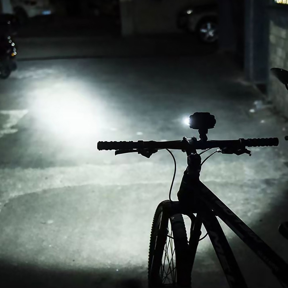 Waterproof LED Bike Light White Light USB Rechargeable Bicycle Front Headlight