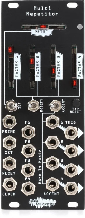 Noise Engineering Multi Repetitor 4-channel Rhythm Generator Eurorack Module