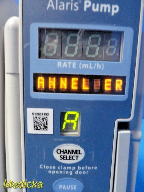 2 X Model 8100 IV Pump Modules | REF 10938662 | Channel Error | SW ISSUE~ 38381