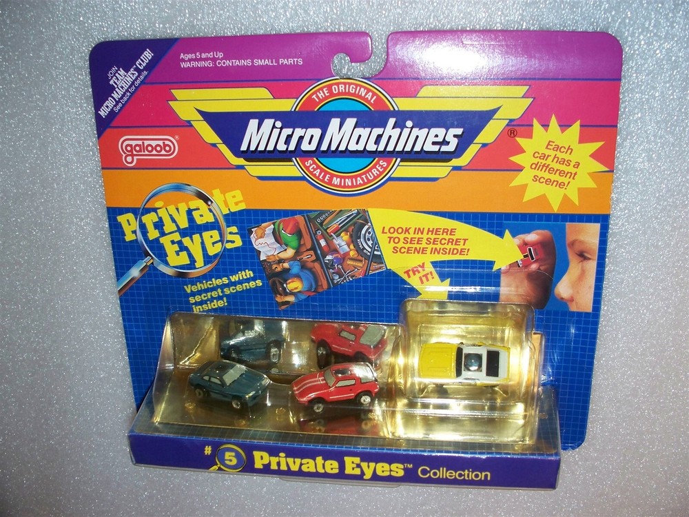 #5 PRIVATE EYES Collection Micro Machines Set