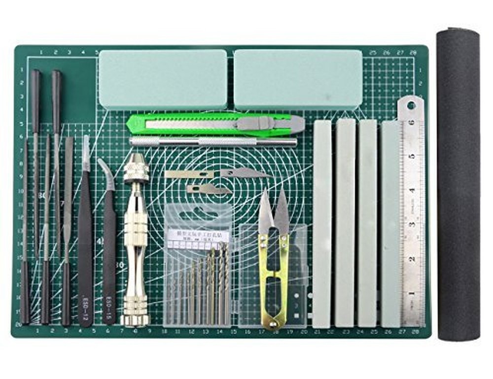 Professional 25 PCS Model Tools Kit Modeler Basic Tools Craft Set Hobby Build...