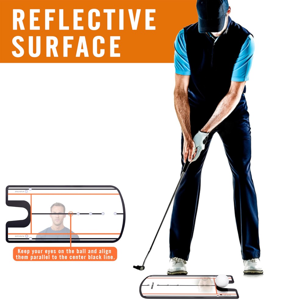 Golf Putting Mirror Putting Mirror Training Aid for Putting Alignment Mirror