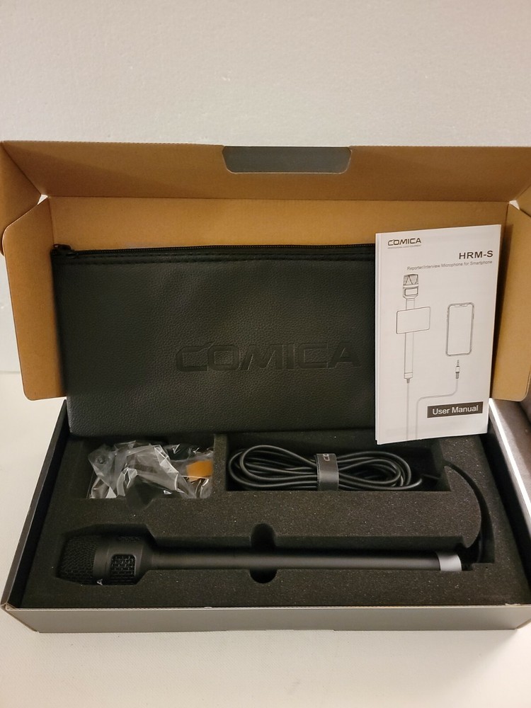 COMICA HRM‑S Smartphone Handheld Microphone with 3.5mm Plug