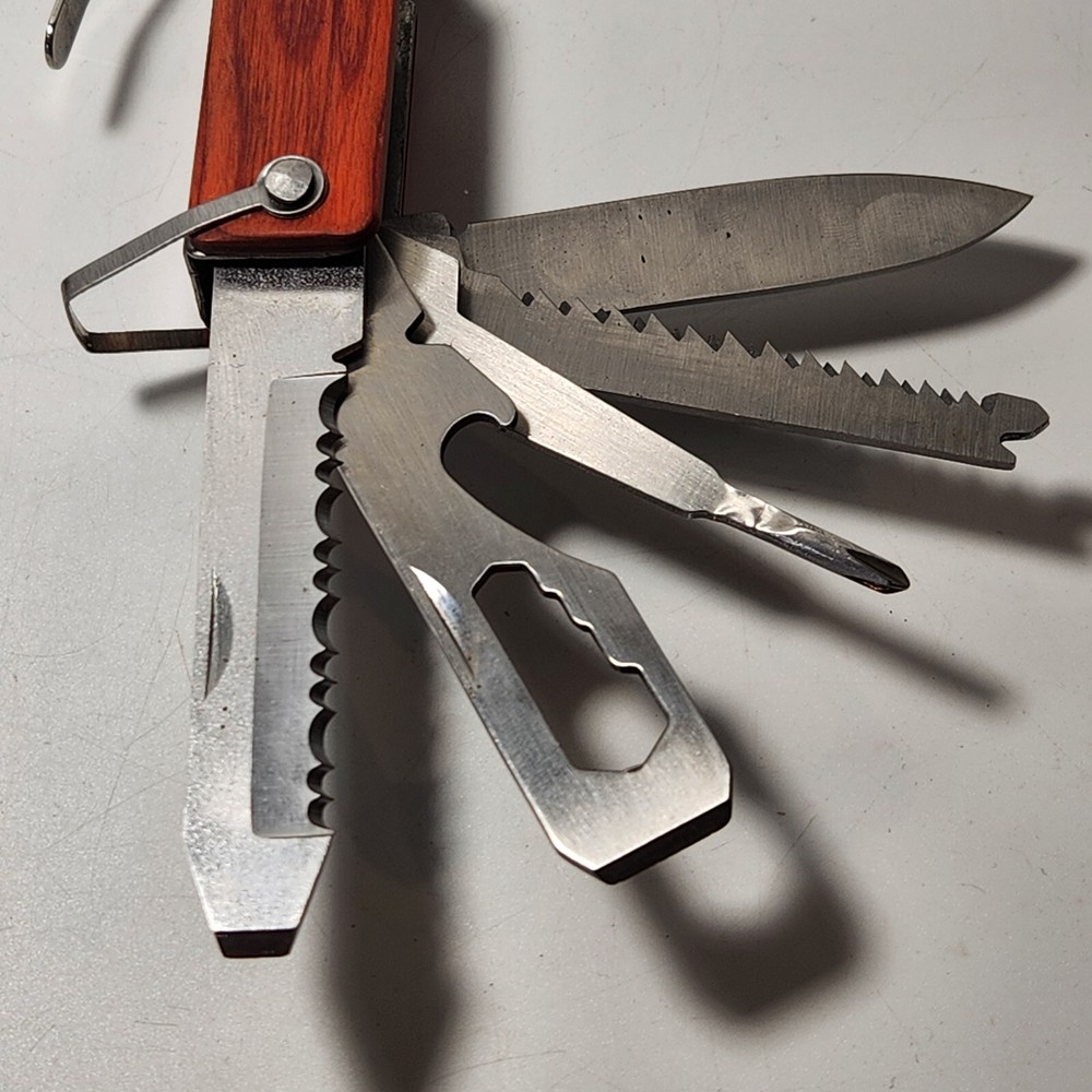 Multi Function Tool Outdoor Camping Emergency Survival Axe Hatchet Hammer Plier