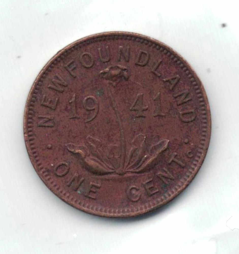 Newfoundland Coins - 1941 Small Cent   *347