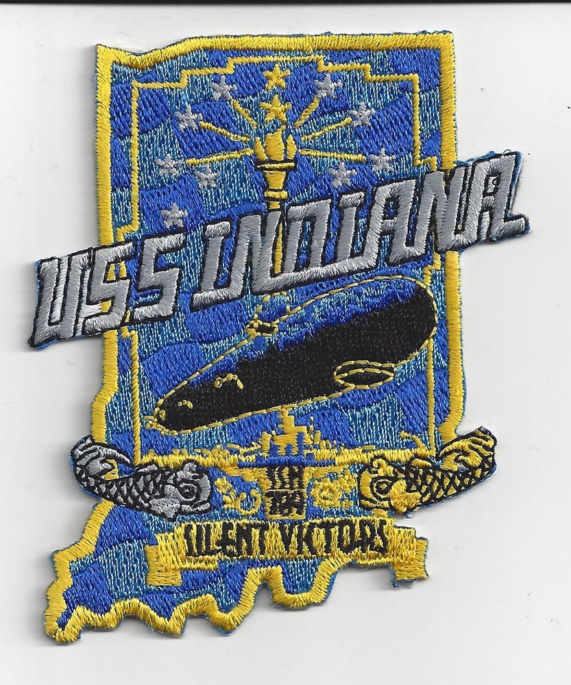 USS Indiana SSN 780 Patch Smaller Version**** ***  C7268