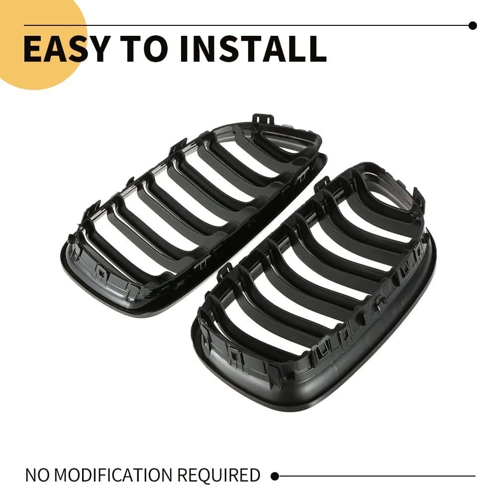 Replacement Front Upper Grill Fit for 3 Series E91 E90 LCI (2009-2011) – Gloss