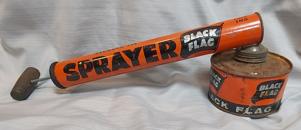 Vintage Black Flag bug prayer