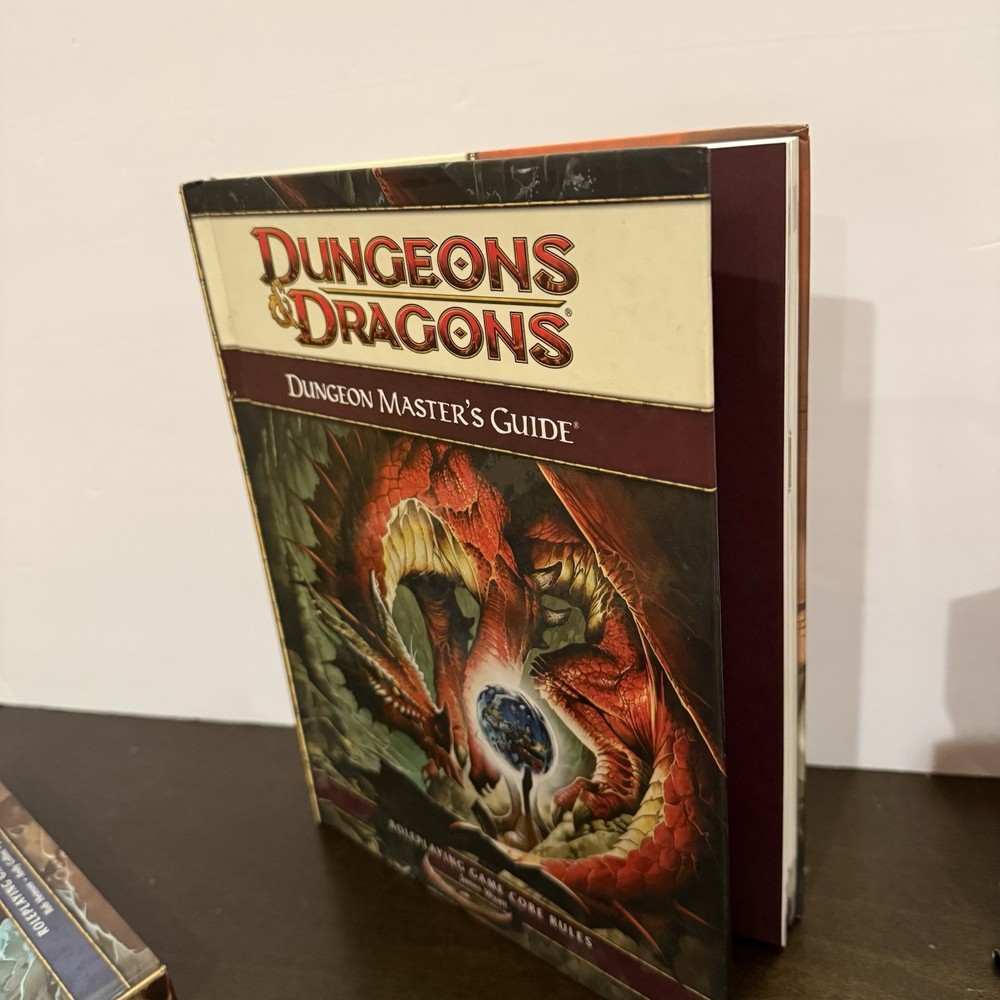 Dungeons and Dragons 4th Edition Core Rulebook Collection 3 Book Set 2008 EUC