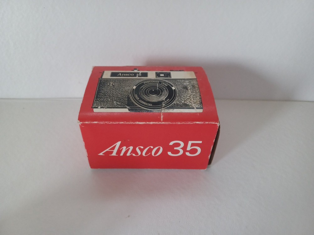 Antique Ansco 35mm Camera With Everything It Came With It. Does Not Work.