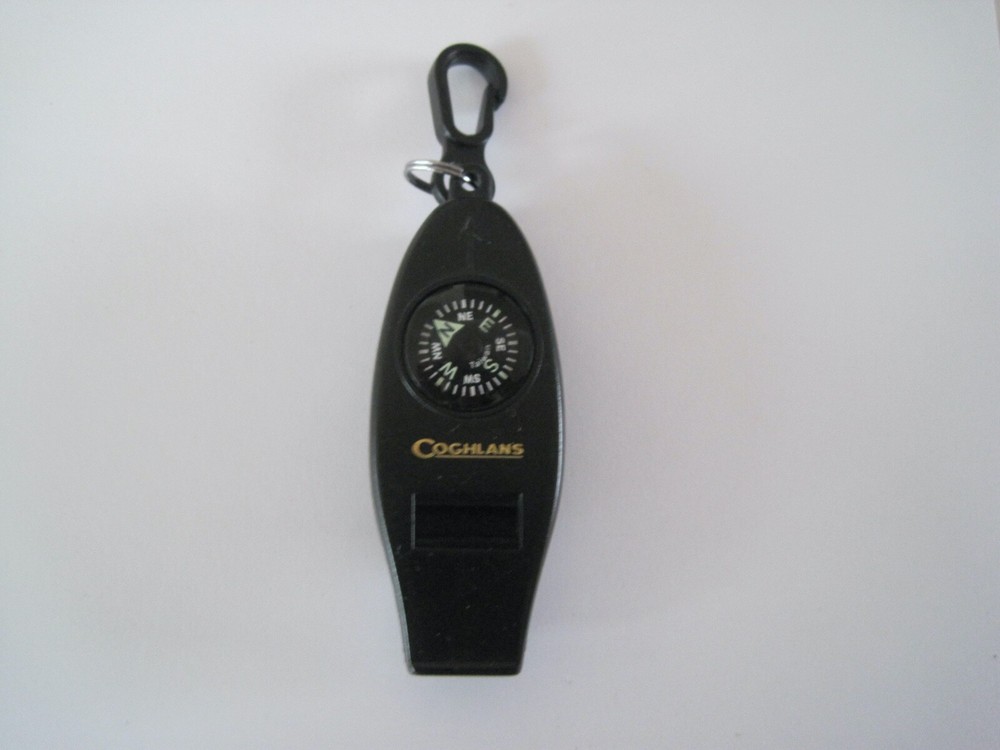 Coglans Thermometer Compass Whistle Clip Keychain