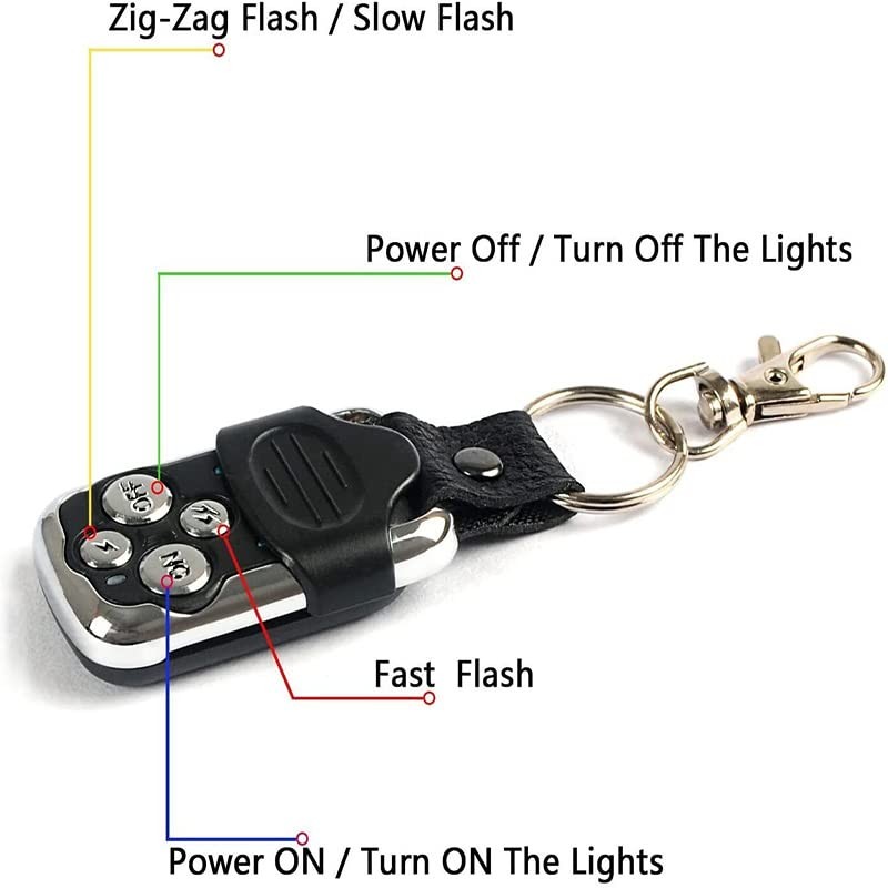 Wireless Remote Control Switch for LED Light Bar Relay two keys remote control