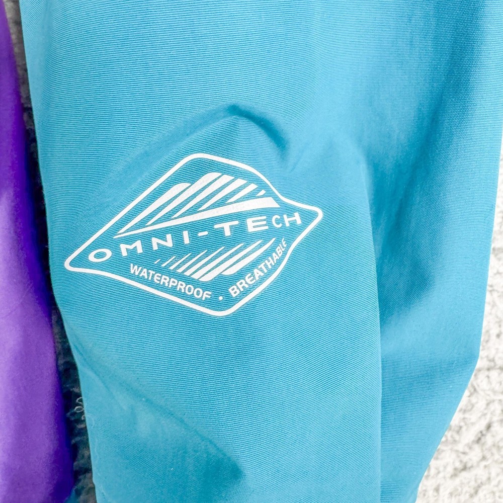 Columbia Bugaboo Omni-Tech Jacket Mens Medium Blue Ski Coat Waterproof Shell
