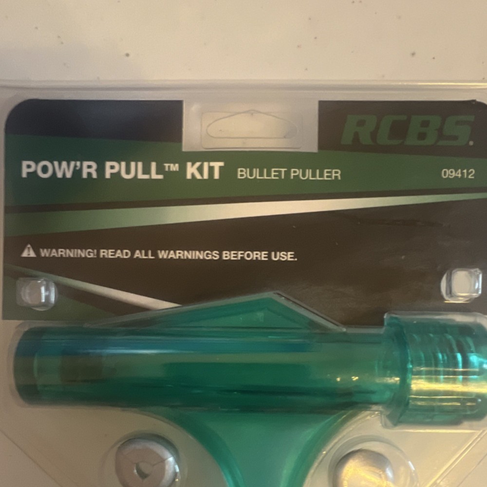 RCBS POW'R PULL Kit Bullet Puller Reloading Tool Bullet Removal Kit MPN 09412