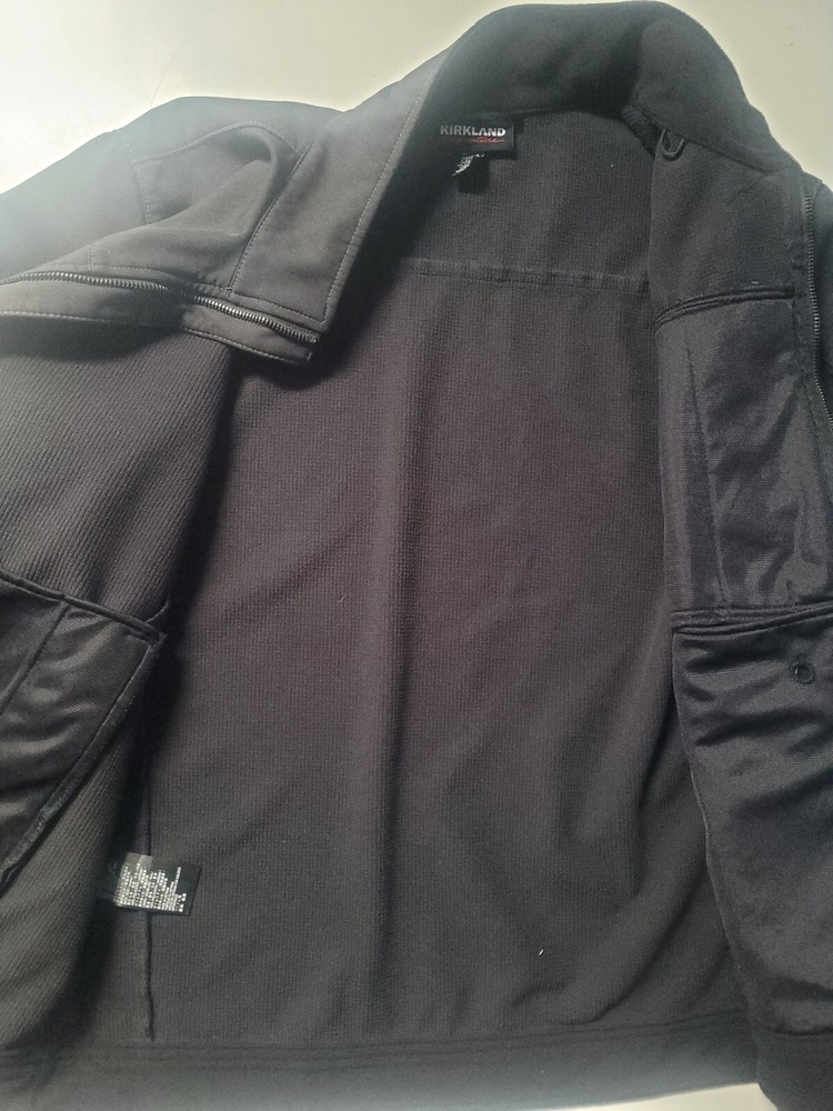 MENS KIRKLAND TRACK TOP JACKET MEDIUM BLACK