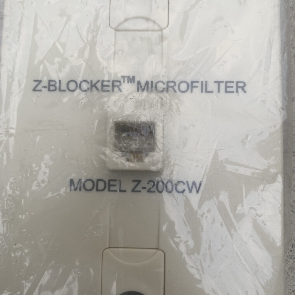 Excelsus Technologies Z-Blocker Microfilter Model Z-200CW DSL Filter New Sealed