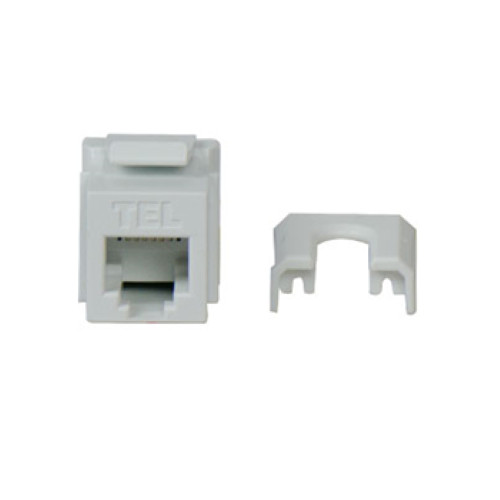 Legand WP3473-WH 6-Position, 6-Conductor Quick Connect RJ25 Keystone Jack, White