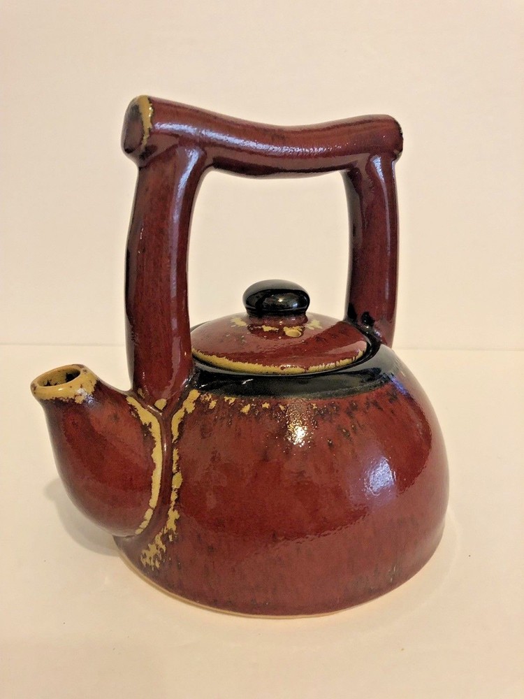 Pier 1 Shanghai Earthenware/Stoneware Teapot