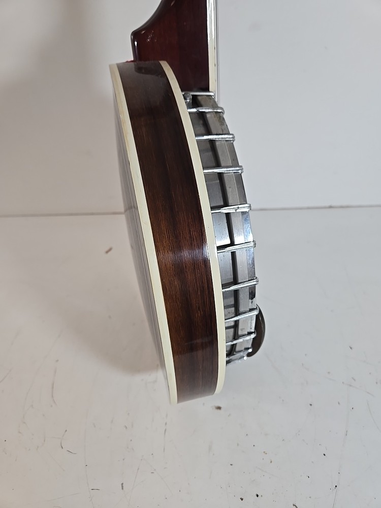 Vintage Harmony 5 String Eagle Banjo With Case