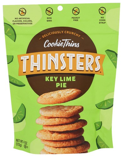 Thinsters Cookie Thin Key Lime Pie 4 OZ Pack Of 12