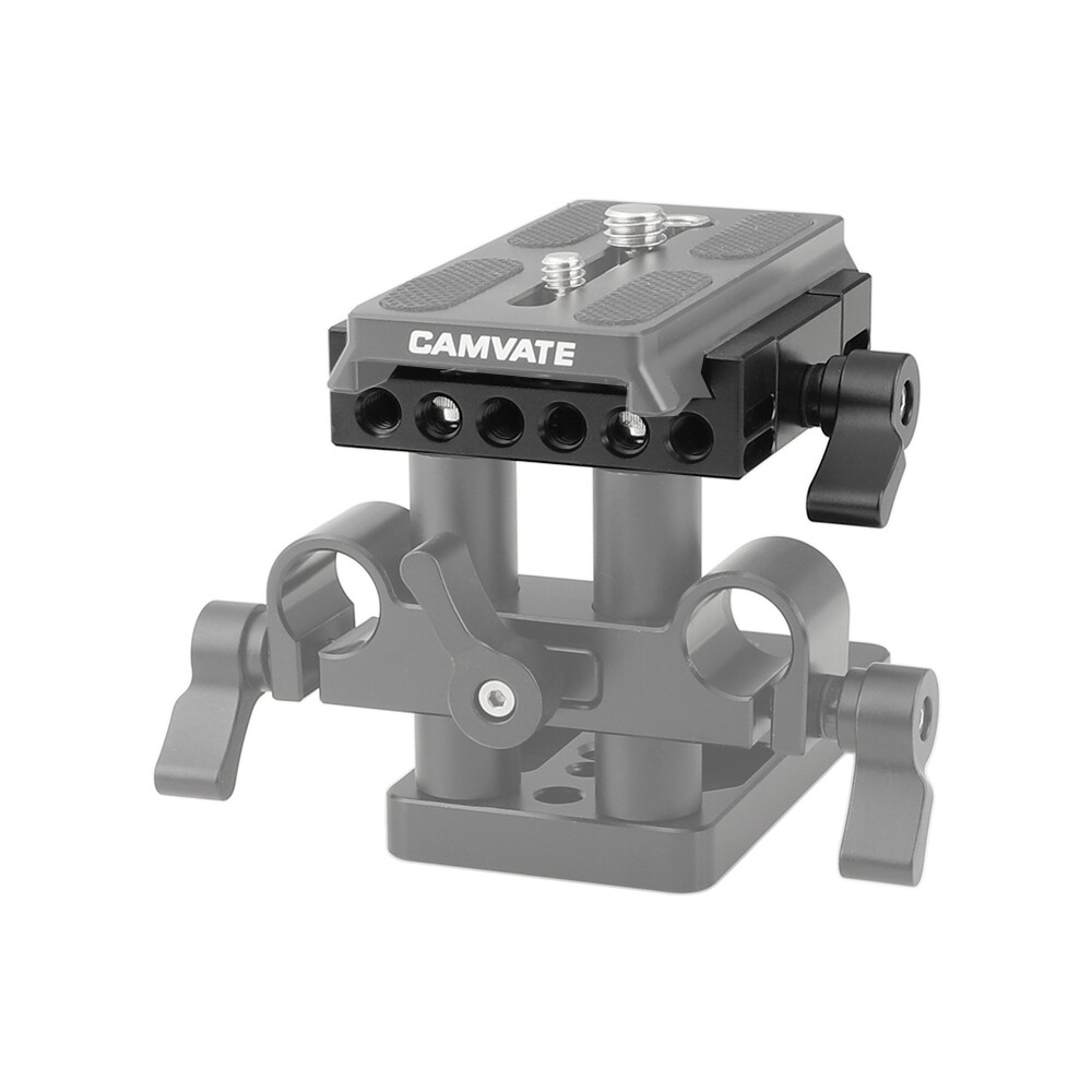 CAMVATE Manfrotto Quick Release Adapter Baseplate For Manfrotto 577/701/Tripod
