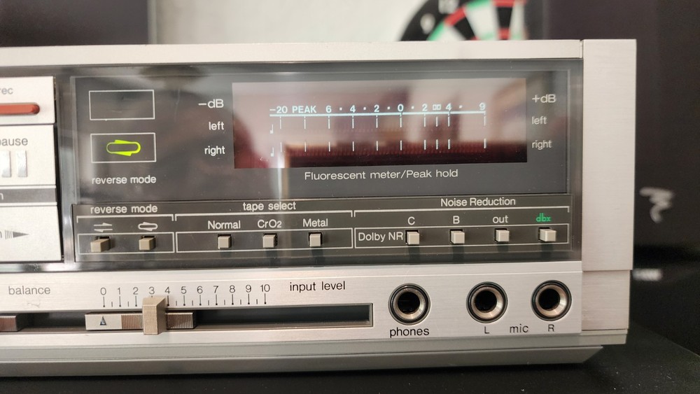 💥Technics RS-B48R Stereo Cassette Deck. Tested For Playback FFWD & REW Video 💥
