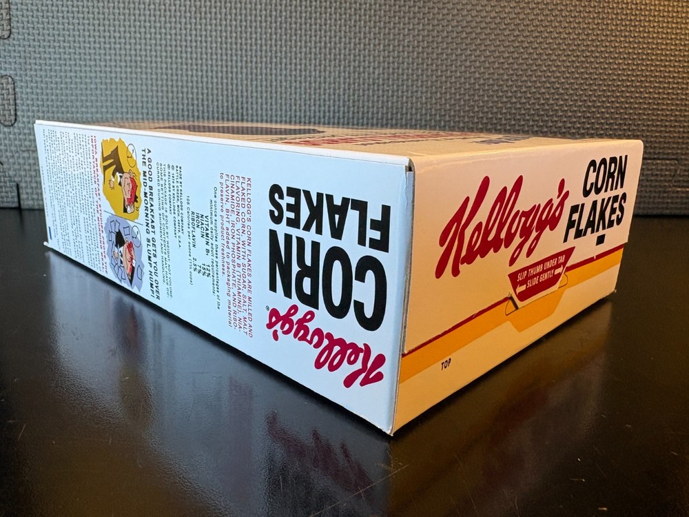1971 Kellogg's Corn Flakes - Empty custom design display box